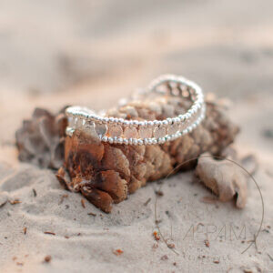BYLJ – ARMBAND EXCLUSIVE “COINS” – ANTIQUE ZILVER