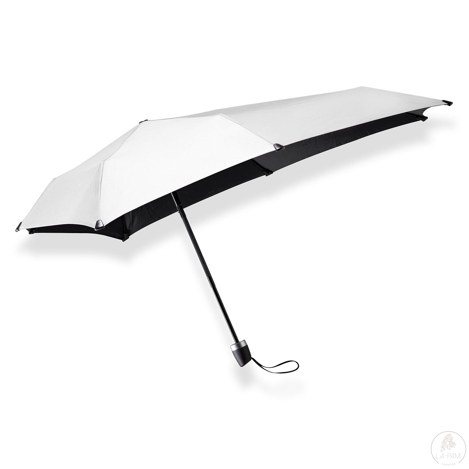 Open Dokter eigenaar Senz° Mini Paraplu – Manual – Shiny Silver - La-Pam - Trendy & fashion  sieraden en kleding!