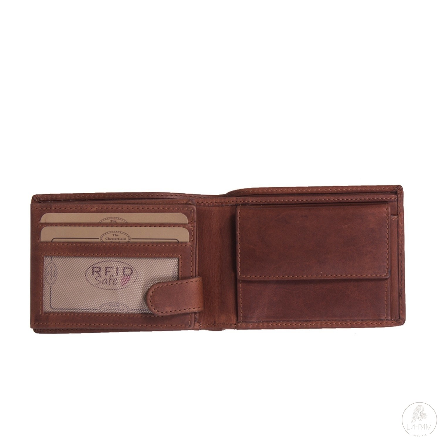 The Chesterfield Brand – Leren Portemonnee – Cognac Marvin RFID - Afbeelding 2