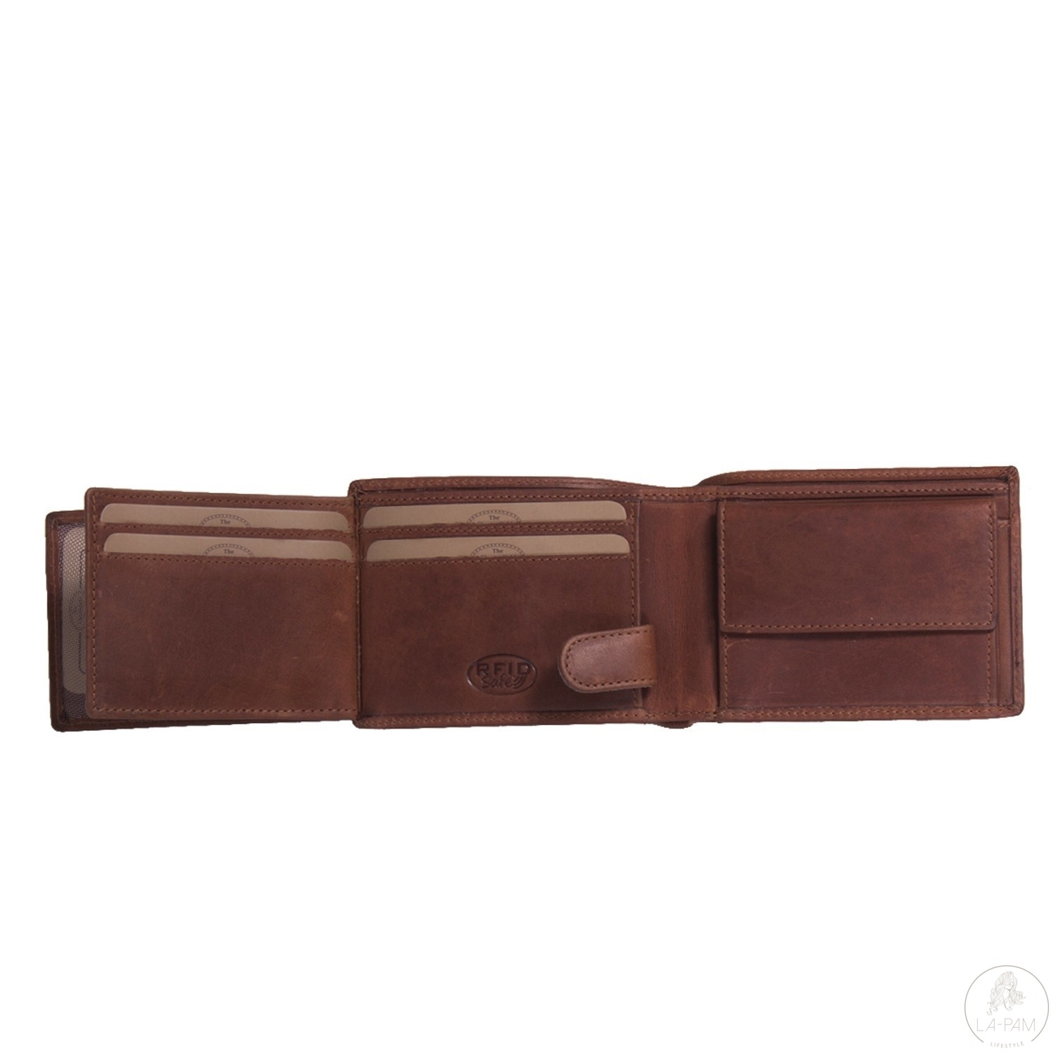 The Chesterfield Brand – Leren Portemonnee – Cognac Marvin RFID - Afbeelding 4