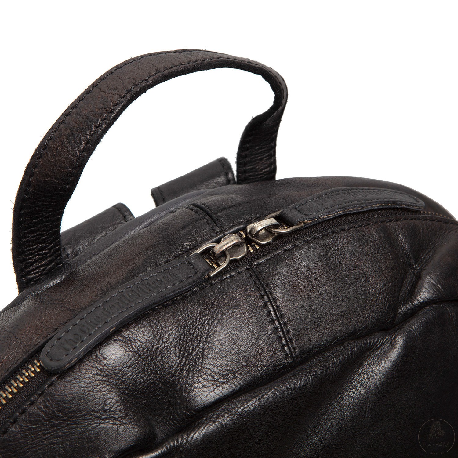 The Chesterfield Brand – Leren Rugzak Luzern - Zwart - Afbeelding 2