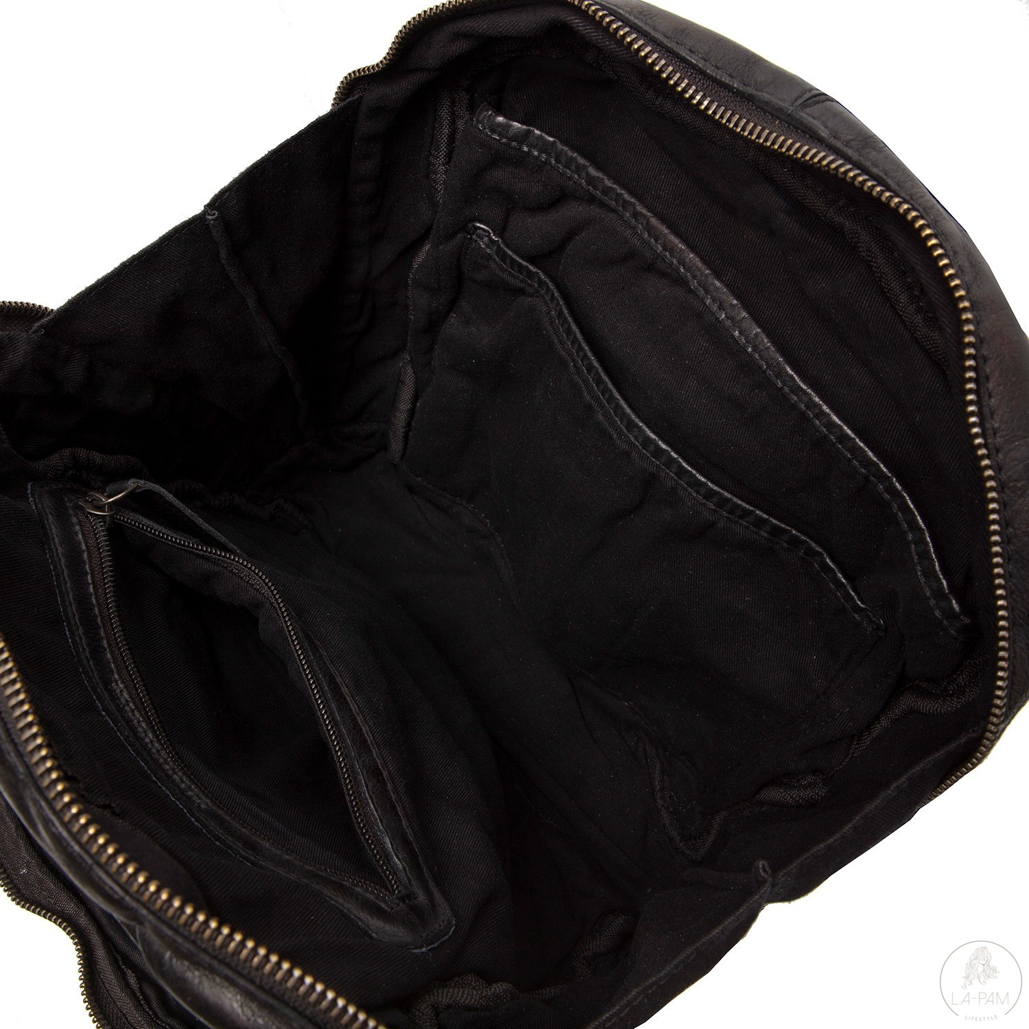 The Chesterfield Brand – Leren Rugzak Luzern - Zwart - Afbeelding 3