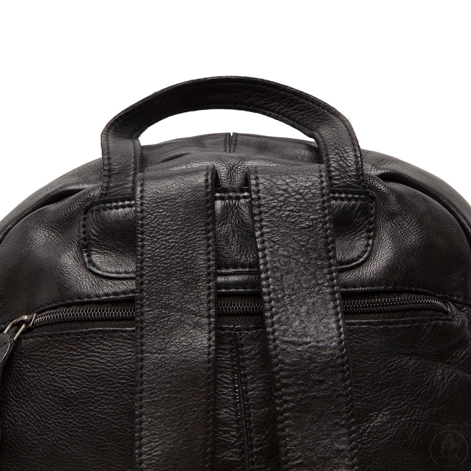 The Chesterfield Brand – Leren Rugzak Luzern - Zwart - Afbeelding 4