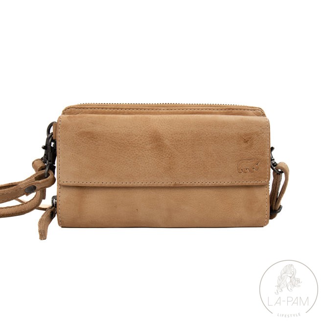 Bear Design – Leren Telefoontasje 'Lilian' - Ivory