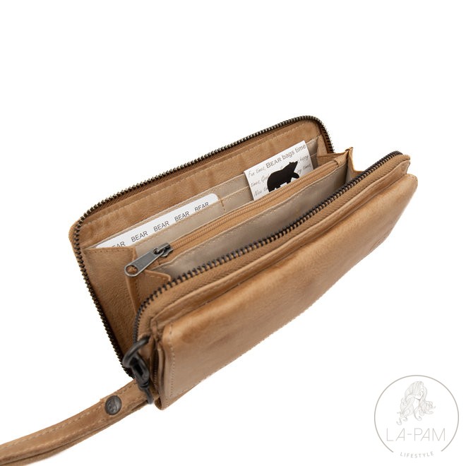 Bear Design – Leren Telefoontasje 'Lilian' - Ivory - Afbeelding 4