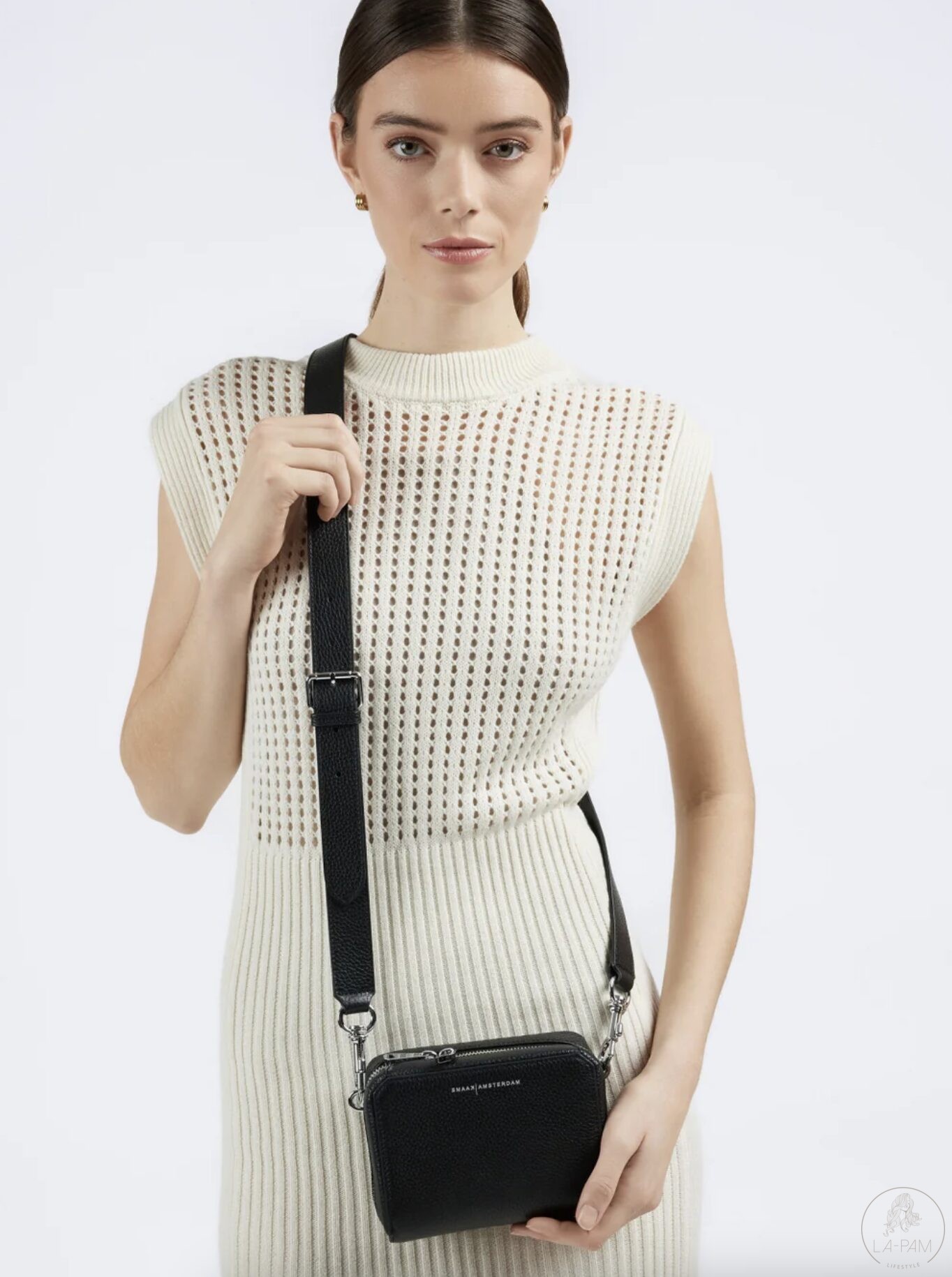 Smaak Amsterdam – Crossbody Mini Bag Cooper – Black La-Pam