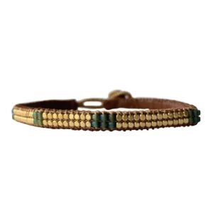 Ibu Jewels – Armband Tate – Bamboo Green