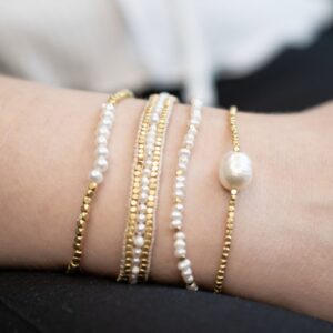Alternative view of Ibu Jewels – Armband Jill Jolie – Pearls