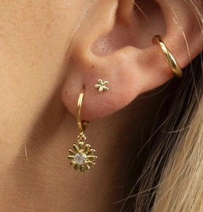 Alternative view of Ellen Beekmans – Oorstekers – met Gouden Bloemetje