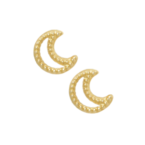 Ellen Beekmans – Oorstekertjes –  Moon met Structuur