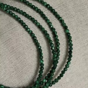 Alternative view of Ellen Beekmans – Fijn Kettinkje – Edelsteentjes Fel Groen