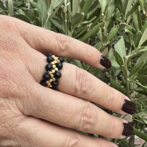 Ibu Jewels – Ring Ziggy – Black Onyx Mat