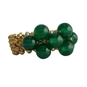 Ibu Jewels – Ring Possy – Green Jade