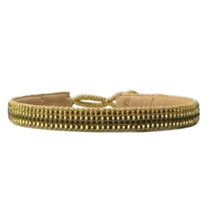 Ibu Jewels – Armband Golden Stripe – Bronze