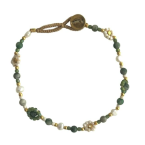 Ibu Jewels – Armband Lulu Flower – Bamboo Green