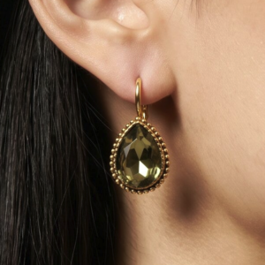 Alternative view of Camps & Camps – Oorbel Swarovski – Black Diamond