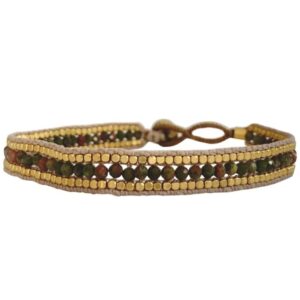 Ibu Jewels – Armband Cap Jolie – Unakite