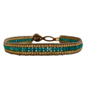 Ibu Jewels – Armband Cap Jolie – Amazonite