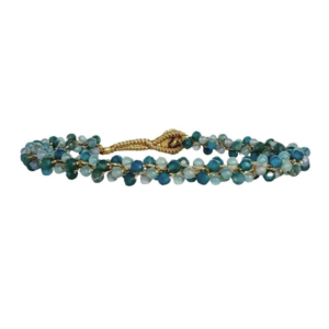 Ibu Jewels – Armband Jill Jazzy – Mix Teal