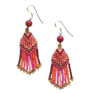 Ibu Jewels – Oorbel Sedona – Mixed Orange