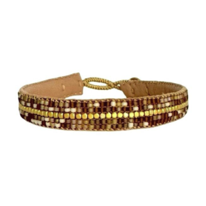 Ibu Jewels – Armband The Stripe Mix – Amber