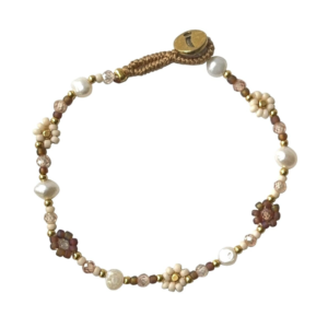 Ibu Jewels – Armband Lulu Flower – Amber