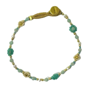 Ibu Jewels – Armband Lulu Flower – Teal
