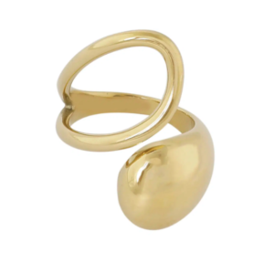 Ellen Beekmans – Organische Ring – Verguld