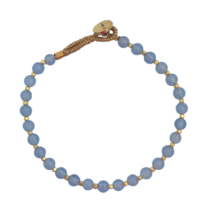 Ibu Jewels – Armband Bo Round – Chalcedony