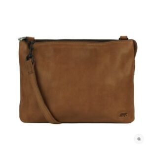 Bear Design – Leren Schoudertas CP 1268 ‘Uma XL’ – Taupe