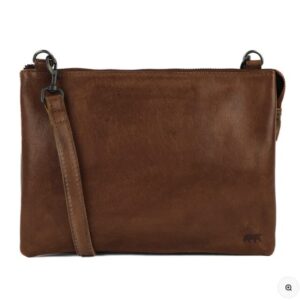 Bear Design – Leren Schoudertas CP 1268 ‘Uma XL’ – Cognac