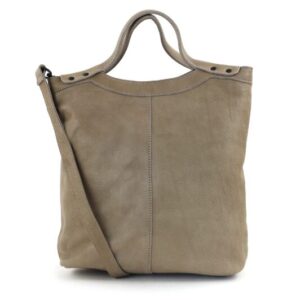 Bear Design – Leren Hand-/schoudertas 'Andrea' – Taupe