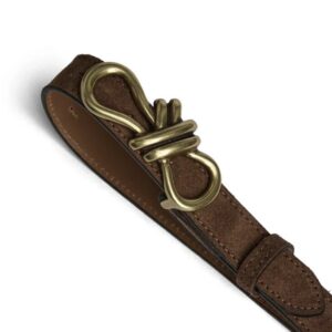 Depeche – Suède damesriem – Brown 95cm