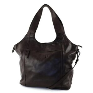 Alternative view of Bear Design – Leer, Ruime shopper/buideltas 'Aurora' – Brown