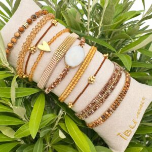 Alternative view of Ibu Jewels – Armband Cap Lise – Desert Jasper