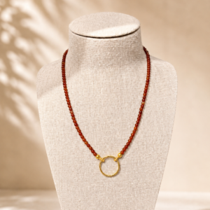 Ibu Jewels – Ketting Kelly – Brown Garnet