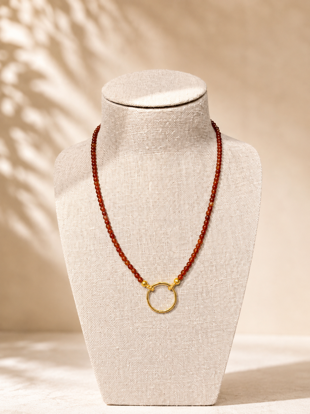 Ibu Jewels – Ketting Kelly – Brown Garnet