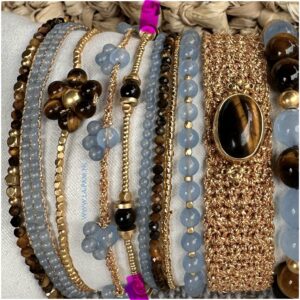 Ibu Jewels – Armband Lulu Moos – Tiger Eye
