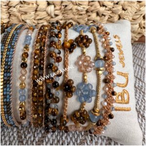 Ibu Jewels – Armband Pippi Paw – Tiger Eye