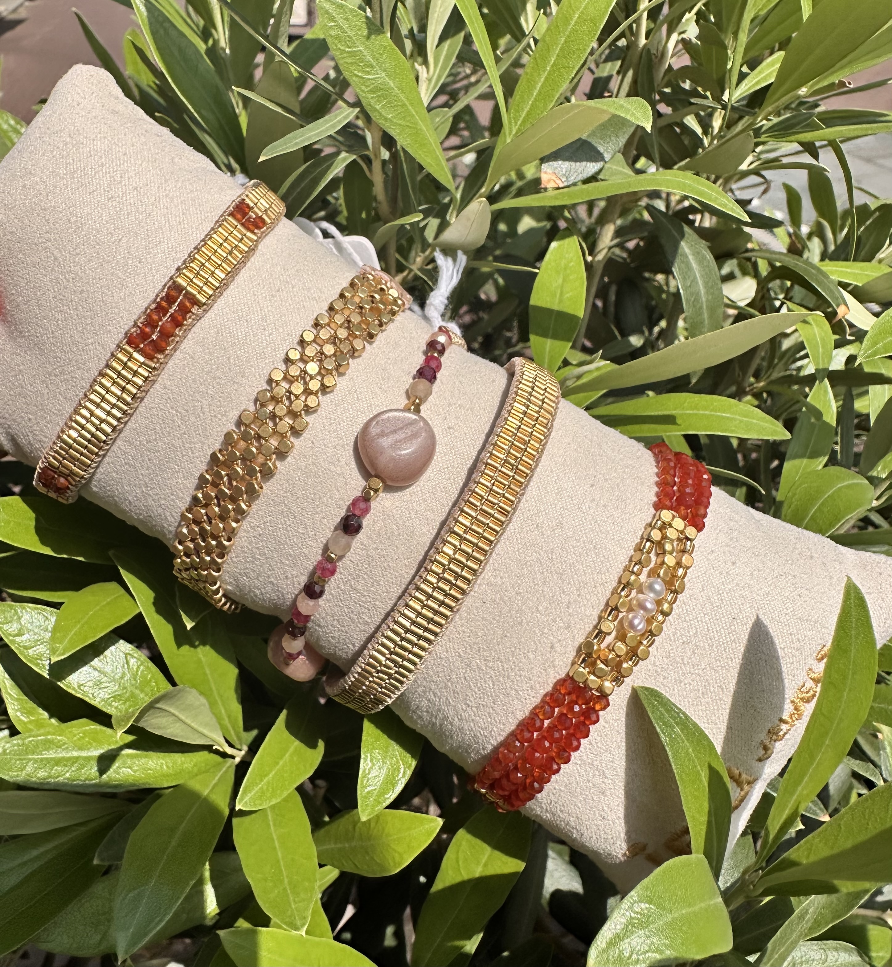 Ibu Jewels – Armband Lulu Lily – Carnelian - Afbeelding 2