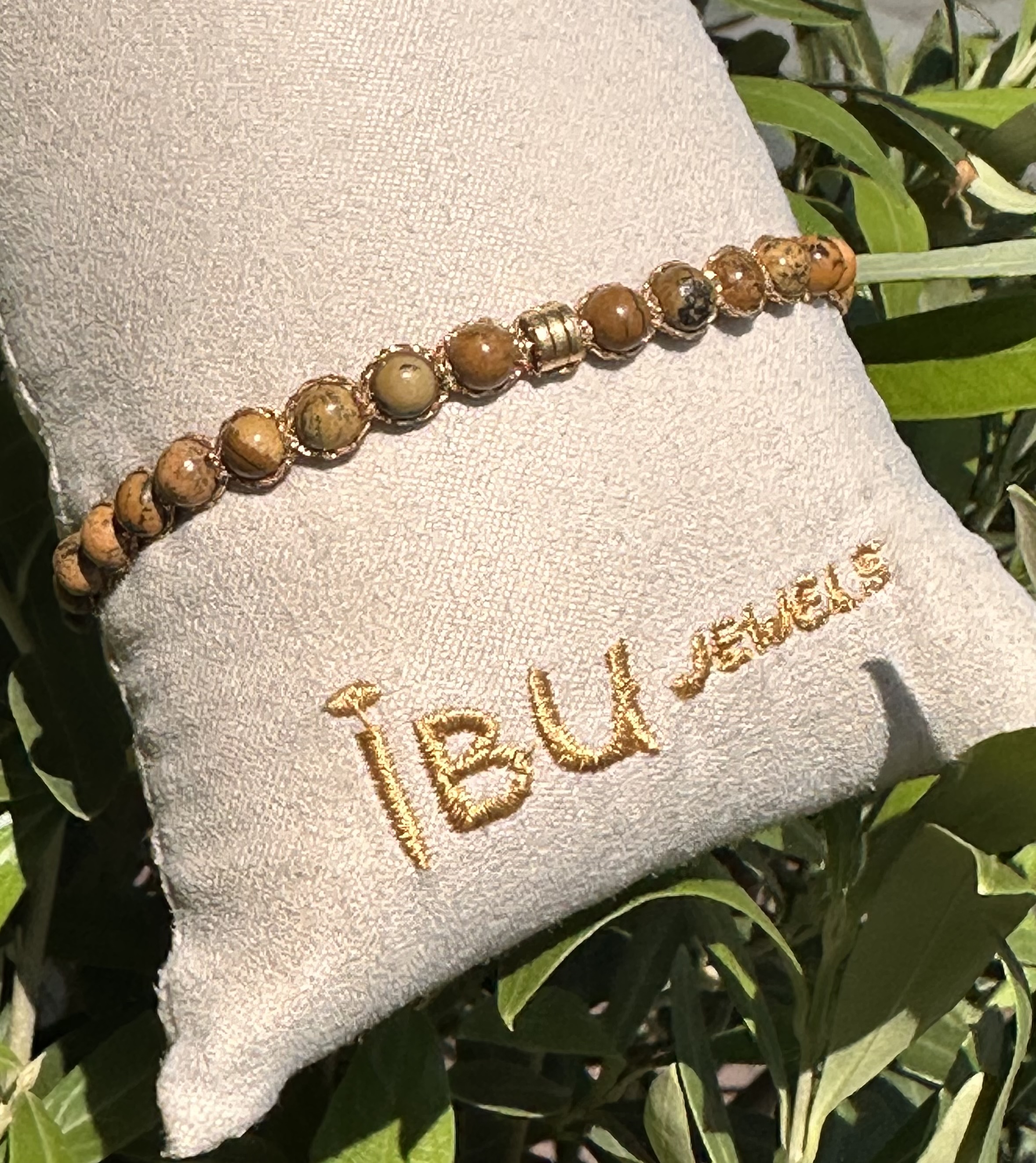 Ibu Jewels – Armband Cap Henry – Desert Jasper