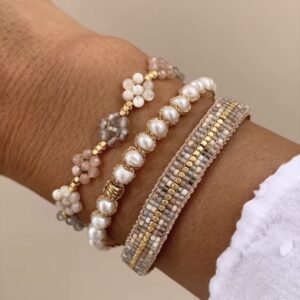 Alternative view of Ibu Jewels – Armband The Stripe – Mix Soft
