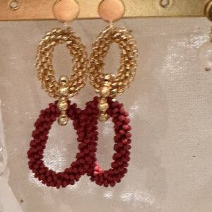 Ibu Jewels – Oorbel Troy – Maroon