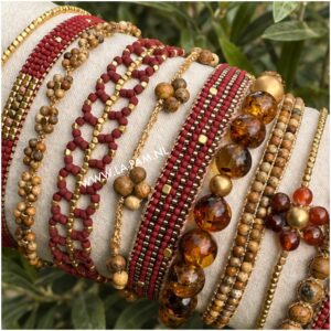 Ibu Jewels – Armband Pippi Paw – Desert Jasper
