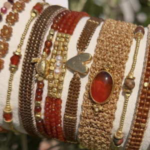 Alternative view of Ibu Jewels – Armband Jill Heart – Brown