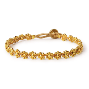 Ibu Jewels – Armband Cap Flower – Gold