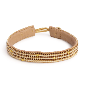Ibu Jewels – Armband The Bar – Antique Beige