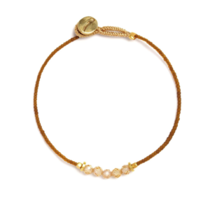 Ibu Jewels – Armband Lulu 5 Stones – Brown