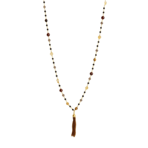 Ibu Jewels – Ketting Luna – Tiger Eye Mix