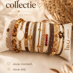 Alternative view of Ibu Jewels – Armband The Bar – Brown